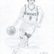 Ricky Rubio in Pencil