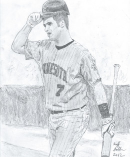 Joe Mauer in Pencil