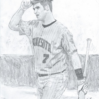 Joe Mauer in Pencil