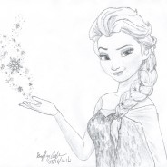 Elsa in Pencil